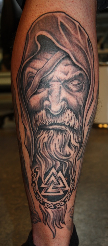 Wikinger Portrait Tattoo von Rupert