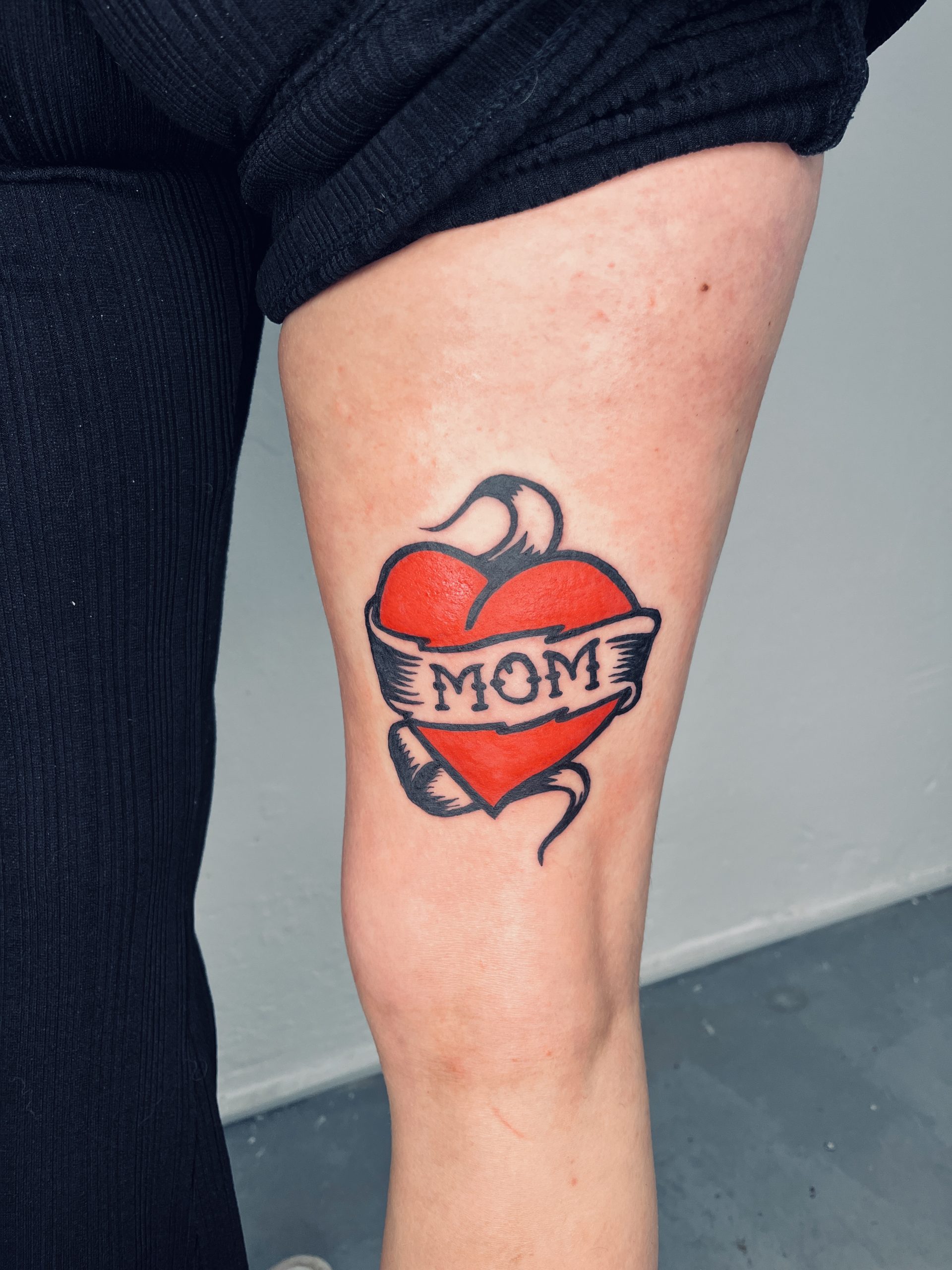 Old School Herz Tattoo