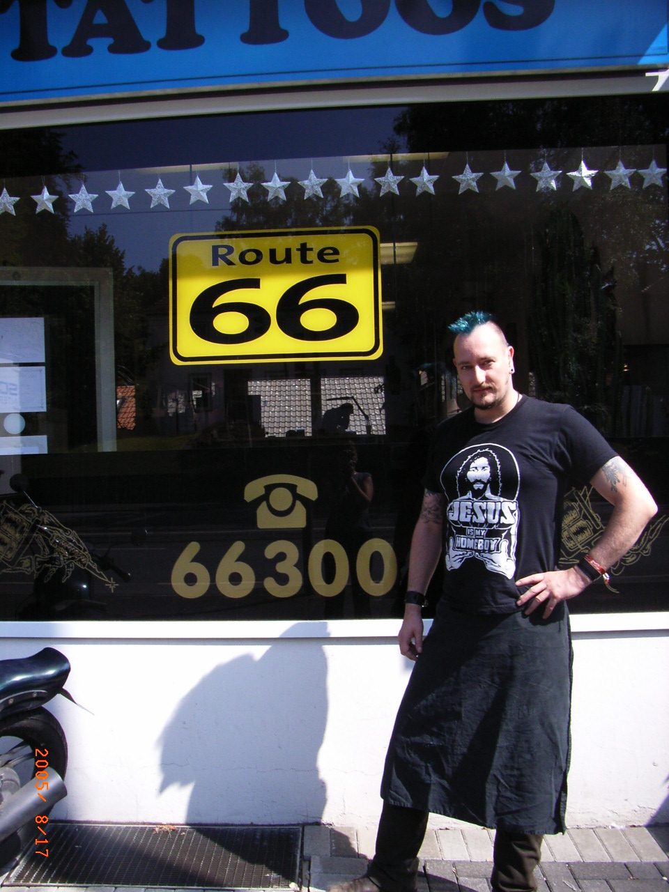 Route 66 Tattoo Ladenfront, 2005